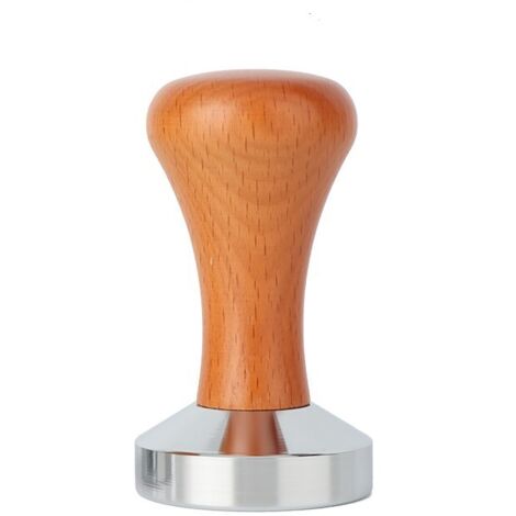Tasseur à expresso solide, tasseur à café, porte-filtre, monobloc, accessoire de barista, couleur foncée, 58 mm. (1/5)