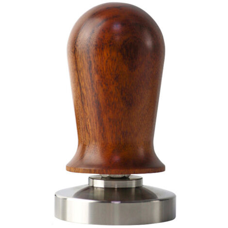 Tasseur à expresso 51 mm, tasseur manuel à ressort, tasseur de barista avancé avec base plate en acier inoxydable, outil pour expresso (1/4)