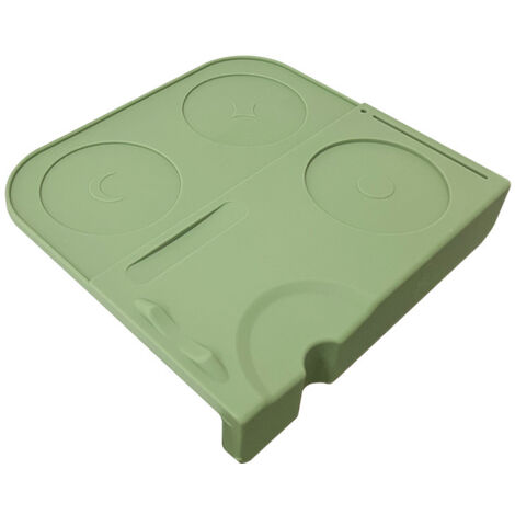 Tapis de tasseur pour expresso - Station de tasseur pour expresso, tapis de tasseur à café en silicone, pour baristas, cuisines domestiques, bars et cafés, tapis de tasseur antidérapant, grande taille (1/3)