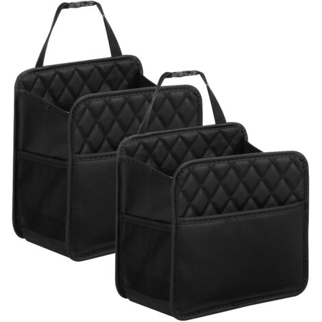 Boîte de rangement arrière pour voiture, lot de 2 sacs de rangement étanches pour sièges auto (1/3)