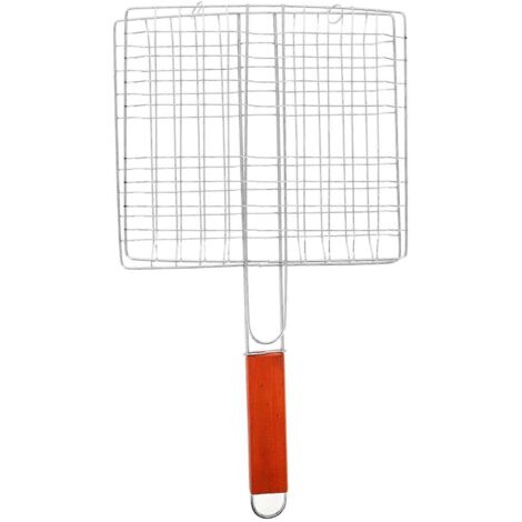 Accessoire de barbecue portable monobloc, grille de barbecue pliable, idéale pour les barbecues, les fêtes, le camping et les rassemblements, résistante à la chaleur. (1/5)