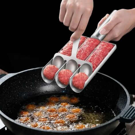 Machine à boulettes de viande Kit KitchenAid pour boulettes de viande, moule à boulettes sphériques, ustensiles de cuisine. (1/3)