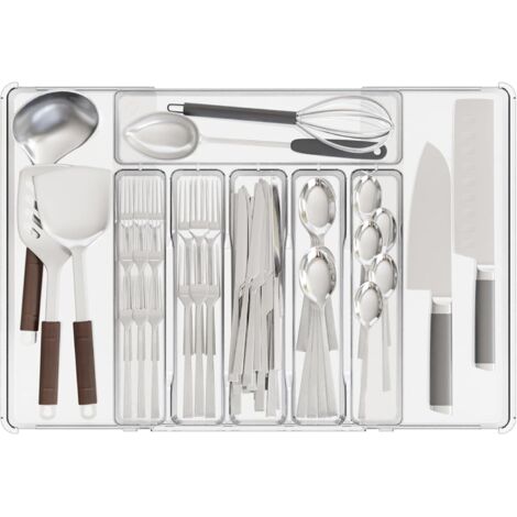 boîte de rangement pour couverts de tiroir de cuisine (1/5)