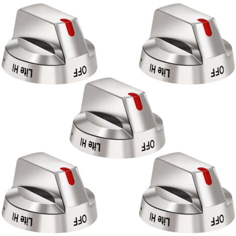 Bouton de commande du brûleur supérieur, pièce de rechange pour table de cuisson et four, compatible avec les tables de cuisson, fours et cuisinières à gaz Samsung NX58F5700WS, NX58H5600SS, NX58H5650W (1/5)