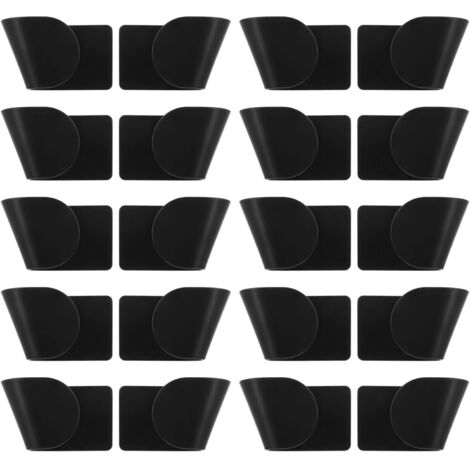 Porte-couvercles de casseroles auto-adhésif, sans perçage, support pour couvercles de casseroles à fixer sur la porte d'un placard, organisateur mural pour 10 paires de couvercles de casseroles, étagè (1/5)