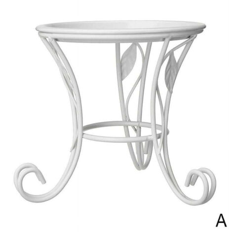 Support pour pots de fleurs en métal britannique, étagère de jardin, décoration florale, pour intérieur et extérieur (1/5)