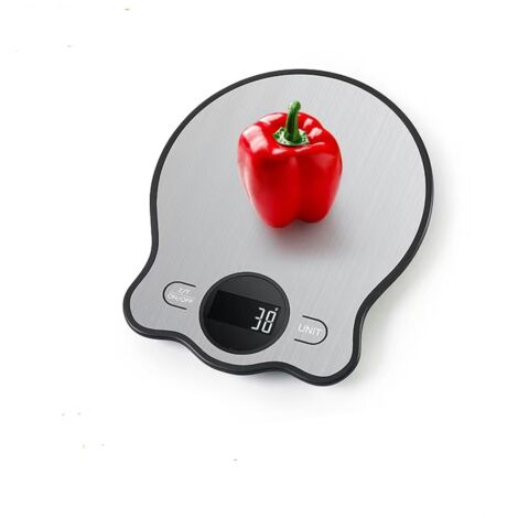 Balance de cuisine numérique de 22 livres, balance multifonctionnelle pour la cuisine et la pâtisserie, balance précise, acier inoxydable 304, apparence unique. (1/5)