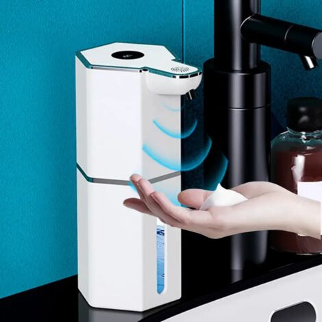 Distributeur de liquide mural en acier inoxydable pour salles de bains, flacon de lotion commercial, pompe distributeur de savon grande capacité, 500 ml (1/2)