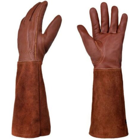 Gants de jardinage Rose, à longs poignets, résistants à la perforation, 43 cm de long, XL (1/5)