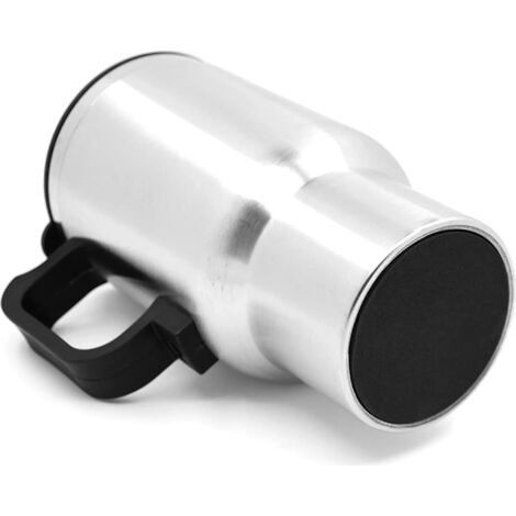 Bouilloire électrique pour voiture – en acier inoxydable, avec prise allume-cigare 12V, peut chauffer l'eau, le thé, le café et le lait, et comprend un voyant lumineux. (1/3)