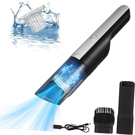 Aspirateur automatique portable sans fil rechargeable, nettoyage haute puissance et nettoyage des liquides (1/5)