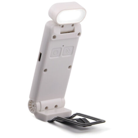 Lampe de lecture à pince rechargeable USB, lampe marque-page, lampe de lecture pliable à pince, lampe de lecture LED, lampe de bureau, lampe de protection des yeux, convient aux enfants et aux amoureu