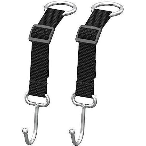 Lot de 2 crochets porte-porte-cartes pour voiture, crochets pour appuie-tête de siège auto, jolis crochets pour portefeuille et sac, crochets métalliques dissimulés et réglables pour sacs à main, sacs (1/3)