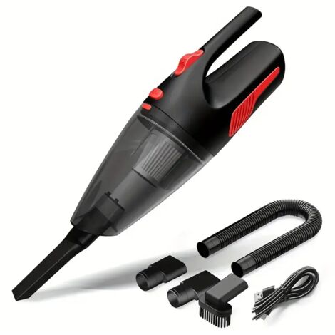Aspirateur de voiture sans fil, portatif, portable, petit, haute puissance, aspiration ultra-forte. (1/5)