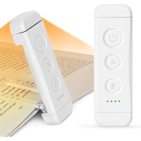 Cette lampe de lecture, douce pour les yeux, est disponible en trois couleurs et propose cinq niveaux de luminosité réglables. Rechargeable, elle est idéale pour les amoureux des livres et les enfants