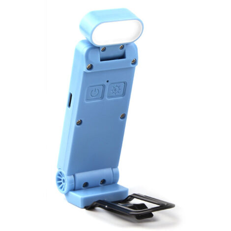 Lampe de lecture à pince rechargeable USB, lampe marque-page, lampe de lecture pliable à pince, lampe de lecture LED, lampe de bureau, lampe de protection des yeux, convient aux enfants et aux amoureu