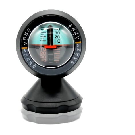 Inclinomètre auto-détecteur monté sur véhicule, instrument de mesure décoratif pour véhicules tout-terrain, niveau à bulle, instrument d'équilibre, ornements automobiles (1/5)