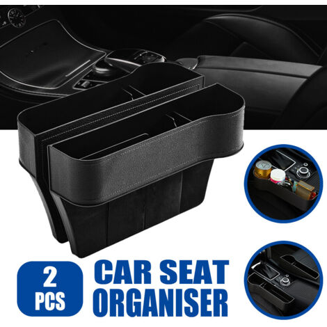 boîtes de rangement pour siège auto avec poche latérale et porte-monnaie/porte-téléphone/porte-gobelet (1/5)