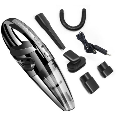 Aspirateur de voiture sans fil rechargeable par USB pour liquides et poussières (1/2)