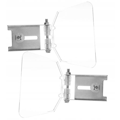 Lot de 2. Lunettes de sécurité résistantes pour meuleuses, en acier et ABS. (1/5)