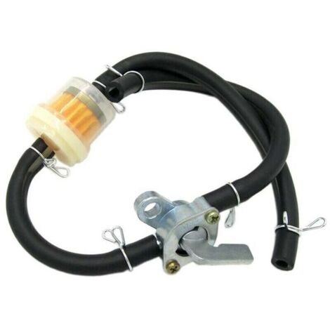 Filtre à essence de carburant de moto à quatre roues ATV 50CC-150CC et tuyau d'essence noir-Crezuo (1/4)