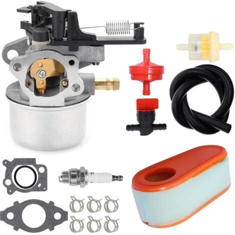 Kit de filtre à air 591137 590948 Carburateur pour Briggs & Stratton 111P02 114P02 11P902 121Q02 121Q07 121S02 121S07 121S75 124Q02 Nettoyeur haute pression 775EX TB360 Tondeuse à gazon-Crezuo (1/4)