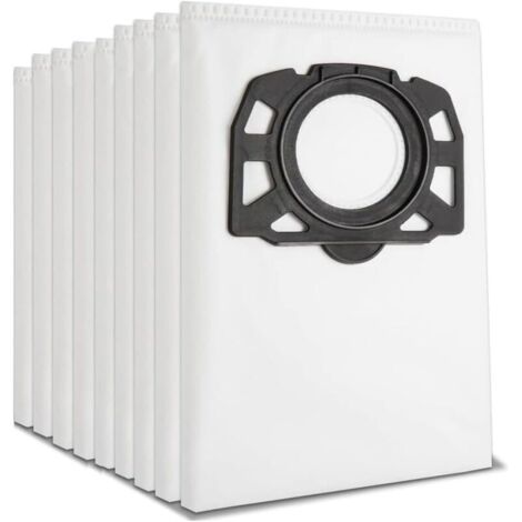 10X Sacs Aspirateur Réutilisables Pour Kärcher Wd2 Wd3 Kwd 1-3 Se 4001 – Filtre Non-Tissé Indéchirable – Compatible Wd 3.200 Se 4002-Crezuo (1/4)