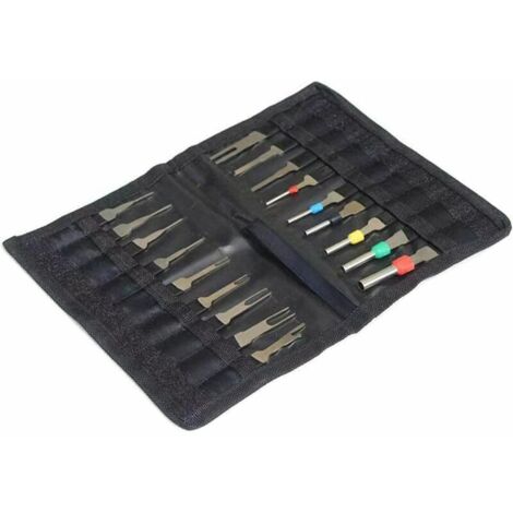 Extracteur de cosses - Kit de 18 Outils de Retrait de cosses-Crezuo (1/4)