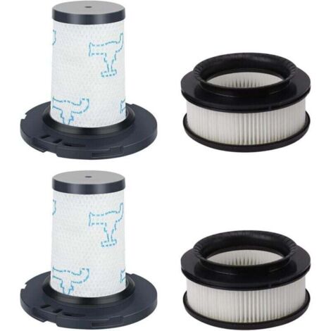 4 Pièces HEPA Filtre de Rechange Ensemble d'accessoires pour Aspirateur Rowenta X-Force Flex 11.60 14.60 15.60 Animal RH9878 RH9898 RH9958 RH99F1 (Remplacement ZR009007 ZR009008)-Crezuo (1/4)