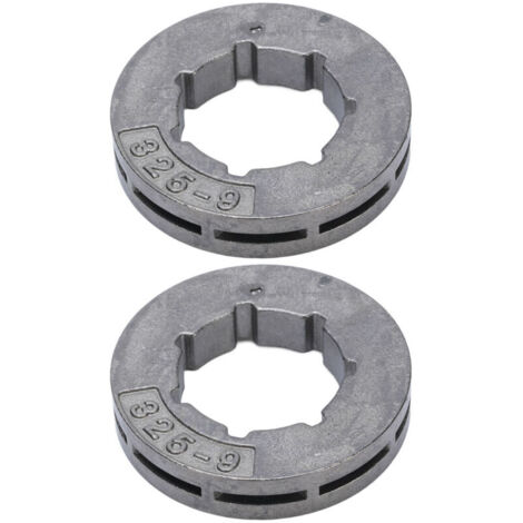 2 Pièces Kit Chaîne 9 Dents pour Tondeuse à Gazon Compatible Husqvarna Jonsered Stihl --Crezuo (1/5)