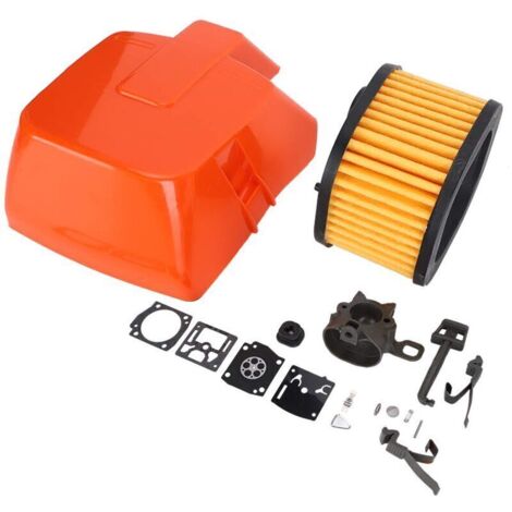 Kit de Filtre à Air Kit D'accessoires de Jardin D'accélérateur pour H365 372 Outils Levier de Tronçonneuse pour Levier D'accélérateur Kit de Réparation de Capot-Crezuo (1/4)