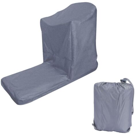 Housse de protection pour tapis de course, imperméable, anti-poussière, en forme de L, pour tapis de course, gris, 206x94x170cm-Crezuo (1/4)