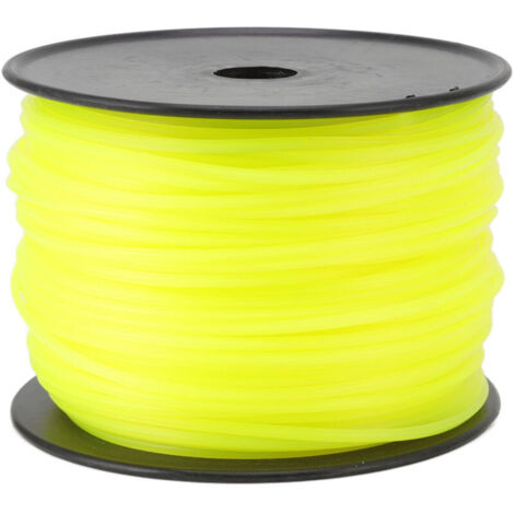 Fil de Coupe pour Tondeuse 3.0MM Carré Jaune 168M Compatible avec Diverses Marques --Crezuo (1/5)