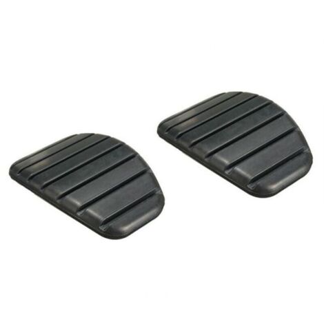 2pc Couvre-pédale d'embrayage pour voiture, Couvre-pédale de frein en caoutchouc antidérapant pour Megane Laguna Clio Kango Scenic-Crezuo (1/3)