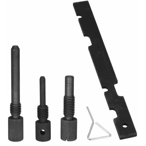Kit de verrouillage arbre à cames – Outil calage moteur Ford Zetec Focus Puma Fiesta – Goupille métal noir – Réparation courroie distribution-Crezuo (1/5)