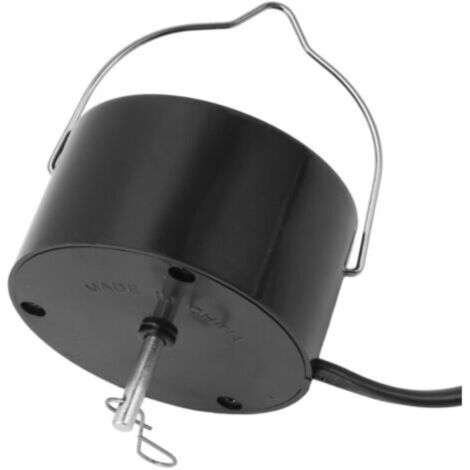 Moteur d'affichage suspendu en plastique, Type enfichable, Spinner à vent électrique rotatif pour carillon attrape-soleil EU 220V-Crezuo (1/4)