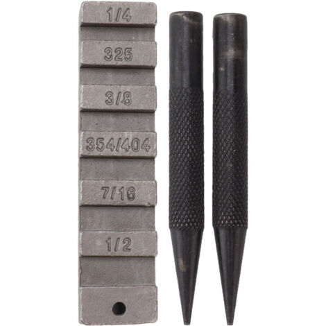 Décapsuleur de Chaîne Portable pour Scie à Chaîne Kit d'Outillage de Réparation Outil de Démontage de Maillons pour Riveteurs et Menuisiers --Crezuo (1/5)