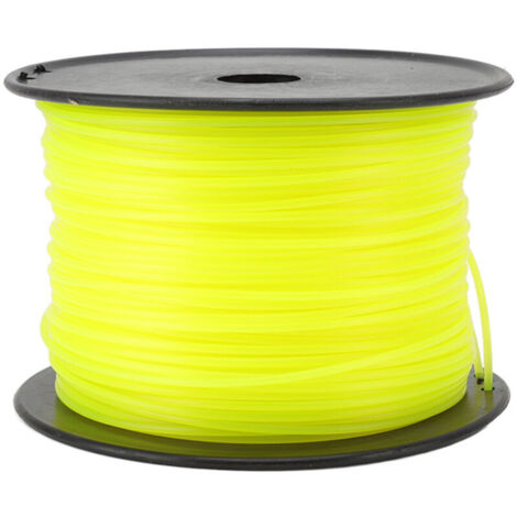 Fils de Coupe Universels pour Débroussailleuse 3.0MM Jaune Ronde 168M --Crezuo (1/5)