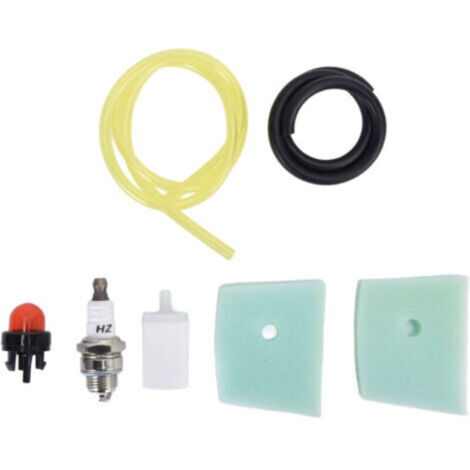 Kit de Filtre à Air et Tuyau de Carburant pour Débroussailleuse Husqvarna 123C 325C Pièces de Rechange Bougie d'Allumage Incluse--Crezuo (1/5)