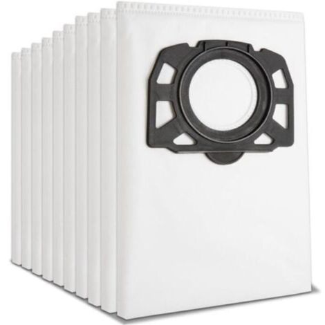 Lot de 10 sacs aspirateur pour Kärcher 2.863-006.0, Sacs Aspirateur pour Kärcher WD4 WD5 WD6 WD5P WD6P Premium MV4 MV5 MV6-Crezuo (1/4)