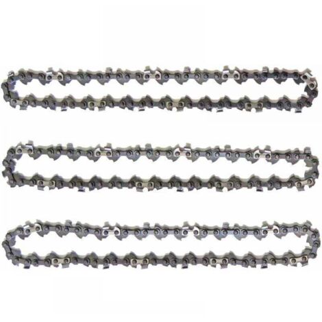 Lot de 3 Chanes d\'lagueuse sur Perche pour Guide-Chane de 10\" (25 cm), 40 Maillons d\'Entranement, Faible Rebond, Compatibles avec Black & Decker, Ryobi, Ferrex, Primaster et autres-Crezuo (1/4)