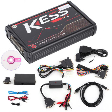 Ej.Life – Outil de diagnostic ECU OBD2 Kess V2 V5.017 – Accès illimité aux jetons – Compatible Windows – Inclus câbles et adaptateurs-Crezuo