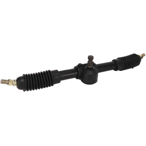 Arbre de crémaillère de direction assistée 430mm 30T alliage d'acier poli pour Go Kart Karting ATV UTV moto-Crezuo (1/5)