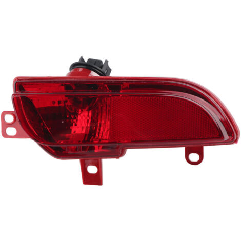 Ensemble de phare antibrouillard arrière gauche 6350HA, coque rouge de remplacement pour Peugeot 206 + 20092012-Crezuo (1/4)