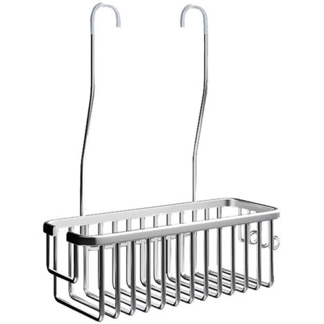 Étagère de douche sans perçage - Étagère de douche à suspendre - Support de shampooing pour douche - Sans perçage - Support de douche SS304 en acier inoxydable - 30 x 13 x 8,5 cm-Crezuo (1/3)
