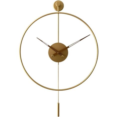 Horloge Murale,Pendule Murales Silencieuse Horloge Moderne Decorative pour Cuisine Chambre Salon Bureau - 50cm-Crezuo (1/4)