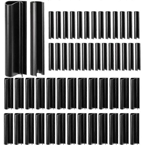 Lot de 60 clips de couverture de piscine d'hiver pour piscines hors sol (2 formes)-Crezuo (1/4)