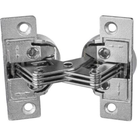 Charnière de Meubles à Vis - GS 45 Charnière pour 45° Onglet Angle D'Ouverture 135° Acier Nickelé 1 Pièce - Charnière de Rabadengyank-Crezuo (1/4)