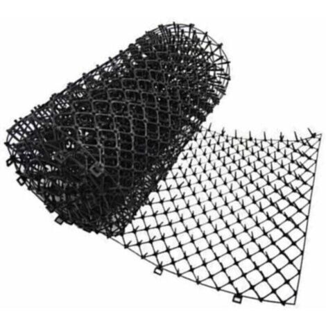 Tapis Anti-Chat d'Epine Grille de Jardin Anti Chiens, Chats Animaux de Compagnie 300 x 30 cm--Crezuo (1/4)