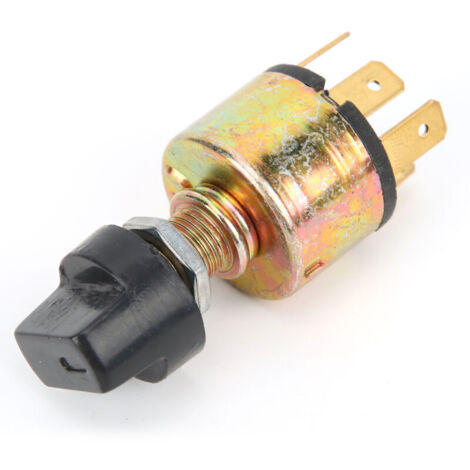 Climatisation à 3 vitesses Interrupteur Contrôle AC Contrôle de rotation en plastique Bouton universel pour le camion de voiture 12V 24V-Crezuo (1/4)